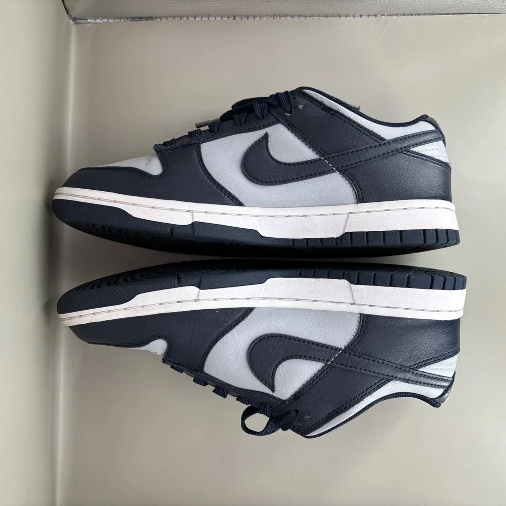 Nike Dunk Low Georgetown Wolf Grey Dark Navy Blue DD1391-003 Womens 8 Mens 6.5